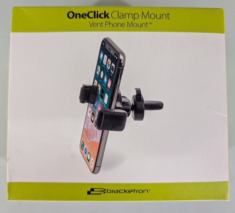 Bracketron OneClick Clamp Phone Vent Mount BT1-986-2